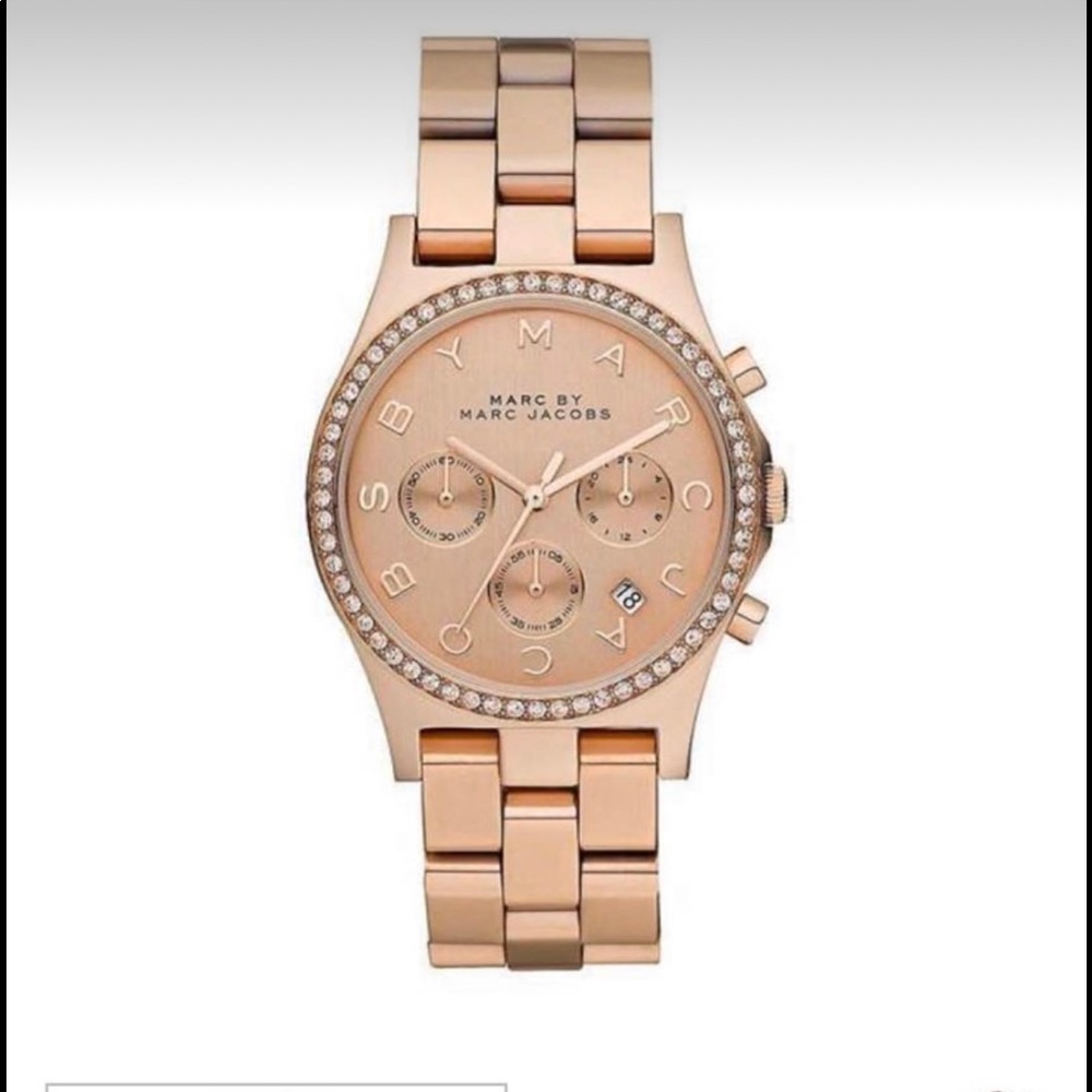 Marc Jacobs rose gold watch